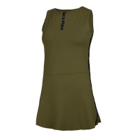 Vestido Endless Muse Verde Army  Offre - Pas cher