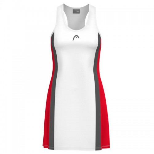 Vestido Head Club 25 Rojo Blanco Vestido Head Club 25 Rojo Blanco