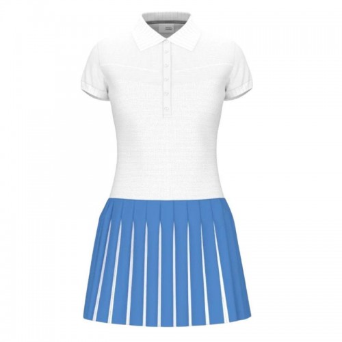 Vestido Head Vogue Blanco Azul Vestido Head Vogue Blanco Azul