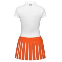 Robe Head Vogue Blanc Orange  Offre - Pas cher