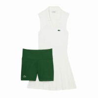 Vestido Lacoste Tenis Blanco  Oferta + Barato