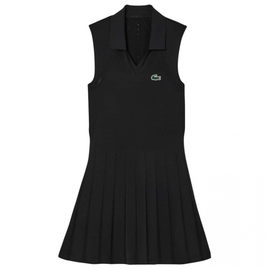 Vestido Lacoste Tenis Negro  Oferta + Barato