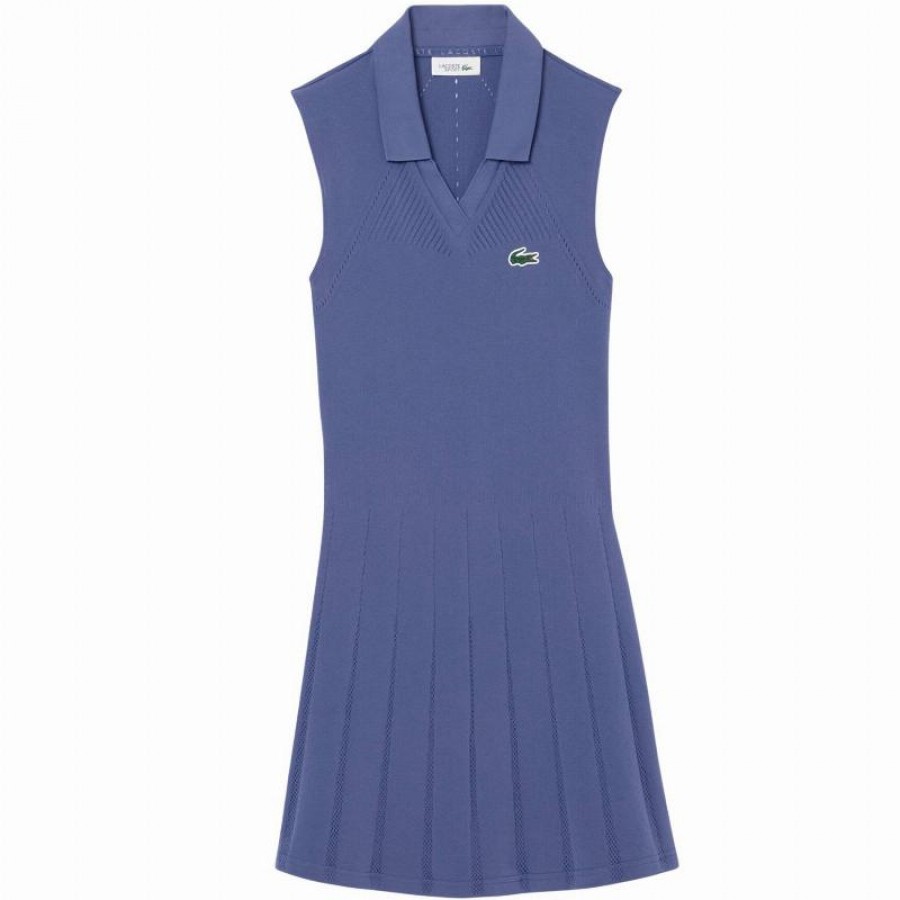 Vestido de Ténis Lacoste Azul Claro Violeta  Oferta + Barato