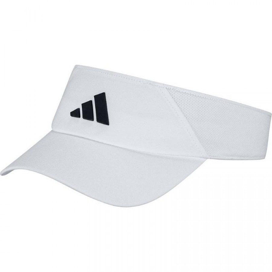 Adidas Aeroready Visor Blanc Noir  PADELPOINT Adidas Aeroready Visor Blanc Noir