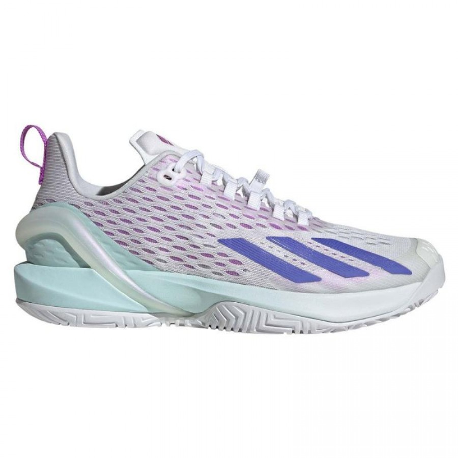Zapatillas Adidas Adizero Cybersonic Blanco Azul Aqua Mujer  Oferta + Barato