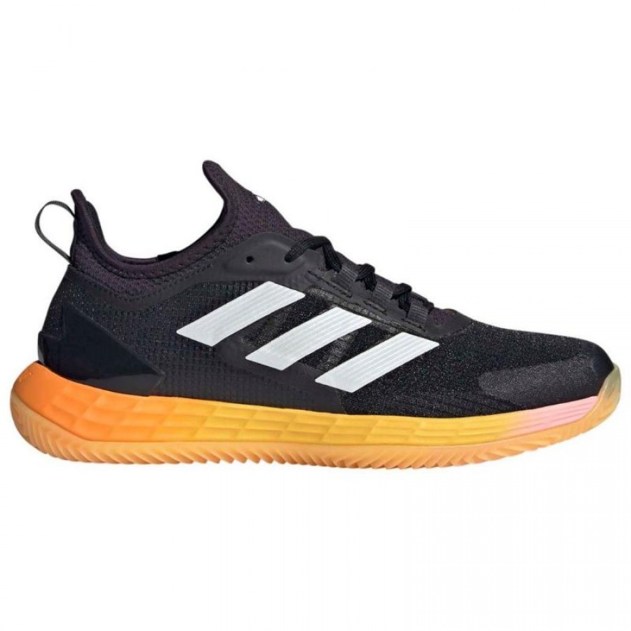 Zapatillas Adidas Adizero Ubersonic 4.1 Clay Negro Plata Naranja Mujer  Oferta + Barato