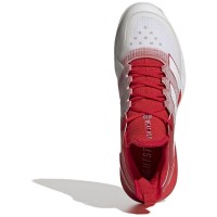 Zapatillas Adidas Adizero Ubersonic 4 Heat Rojo Vivo Blanco  Offre - Pas cher