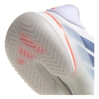 Zapatillas Adidas Barricade 14 Blanco Azul Naranja Mujer