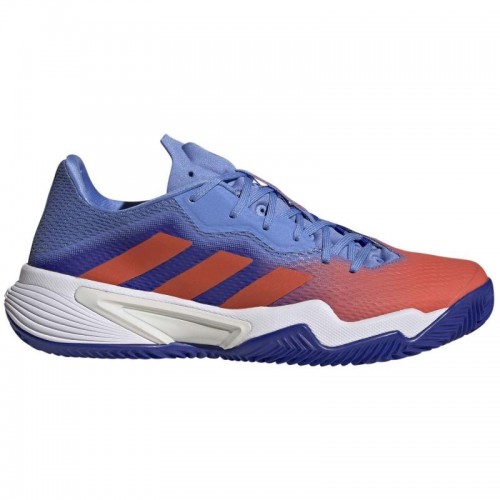 Adidas Barricade Baskets Bleu Sport Rouge Solaire Adidas Barricade Baskets Bleu Sport Rouge Solaire