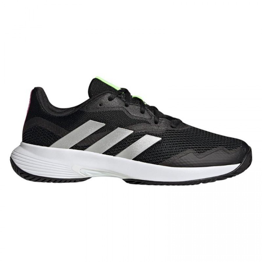 Zapatillas Adidas Court Jam Control M Negro Plata  Oferta + Barato