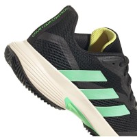 Adidas Court Jam Control M Sneakers Noir Vert  PADELPOINT Adidas Court Jam Control M Sneakers Noir Vert