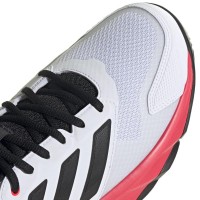 Zapatillas Adidas CourtJam Control 3 Blanco Negro Rojo  Oferta + Barato