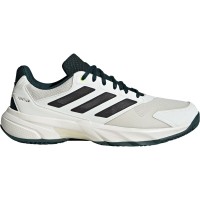 Adidas CourtJam Control Terre Battue Blanc Noir Vert Baskets  Offre - Pas cher