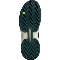 Adidas CourtJam Control Terre Battue Blanc Noir Vert Baskets  Offre - Pas cher