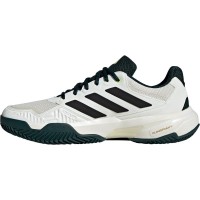 Adidas CourtJam Control Terre Battue Blanc Noir Vert Baskets  Offre - Pas cher