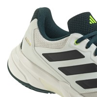 Adidas CourtJam Control Terre Battue Blanc Noir Vert Baskets  Offre - Pas cher