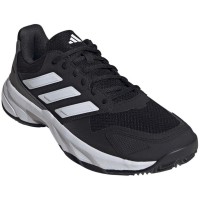 Adidas CourtJam Control Clay Noir Blanc Gris Chaussures