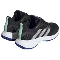 Tênis Feminino Adidas CourtJam Control Black Nucleo Silver  Oferta + Barato