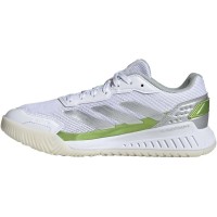 Tênis Adidas Courtquick Padel Branco Prata Verde Feminino  Oferta + Barato