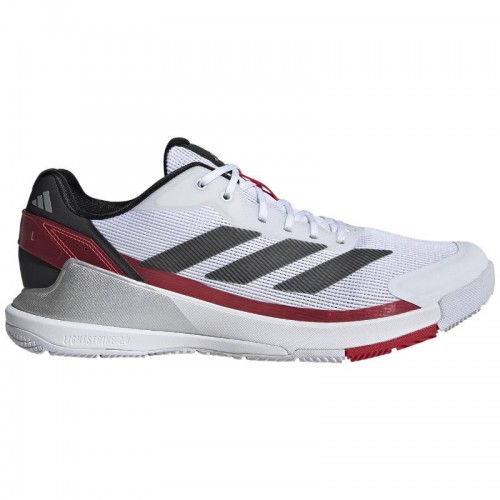 Adidas Crazyquick LS Padel Branco Preto Vermelho Tênis Adidas Crazyquick LS Padel Branco Preto Vermelho Tênis