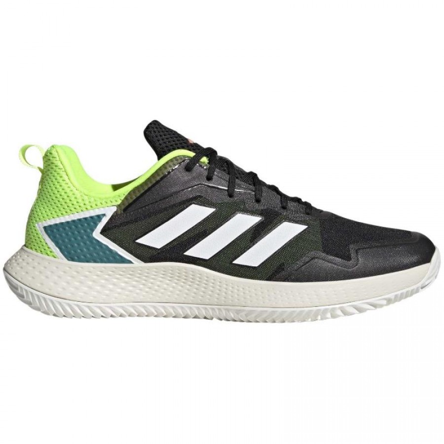Zapatillas Adidas Defiant Speed Negro Blanco Fluor  Oferta + Barato