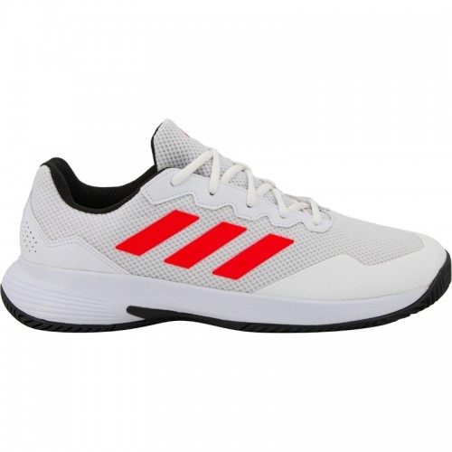 Adidas GameCourt 2 Blanc Rouge Noir Baskets Adidas GameCourt 2 Blanc Rouge Noir Baskets