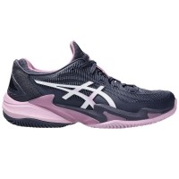 Tênis Asics Court FF 3 Clay Indigo Azul Branco Feminino  Oferta + Barato