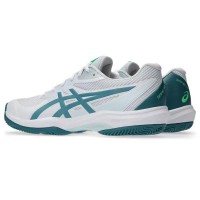 Asics Game FF Padel Baskets Blanche Vert Pâle