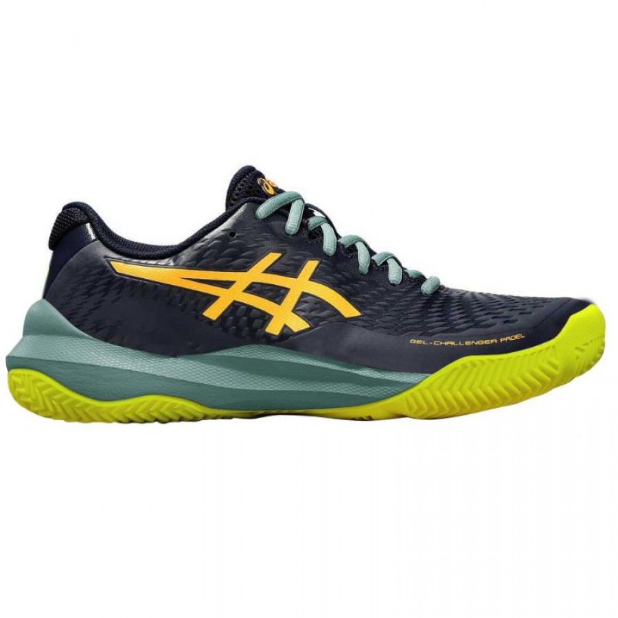 Asics Gel Challenger 14 Padel Midnight Blue Tênis Laranja  Oferta + Barato