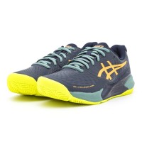 Asics Gel Challenger 14 Padel Midnight Blue Tênis Laranja  Oferta + Barato