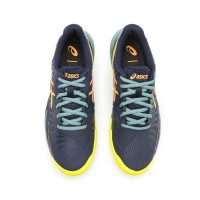 Asics Gel Challenger 14 Padel Midnight Blue Tênis Laranja  Oferta + Barato