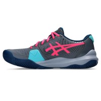 Zapatillas Asics Gel Challenger 14 Padel Gris Metropolis Aqua  Oferta + Barato
