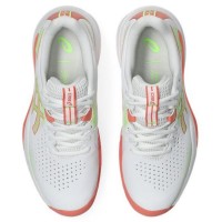 Asics Gel Challenger 15 Padel White Guava Baskets pour femmes