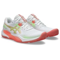 Asics Gel Challenger 15 Padel White Guava Baskets pour femmes