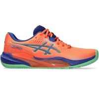 Baskets Asics Gel Challenger 15 Padel Corail Cobalt  Offre - Pas cher