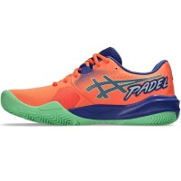 Baskets Asics Gel Challenger 15 Padel Corail Cobalt  Offre - Pas cher