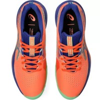 Baskets Asics Gel Challenger 15 Padel Corail Cobalt  Offre - Pas cher