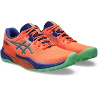 Baskets Asics Gel Challenger 15 Padel Corail Cobalt  Offre - Pas cher