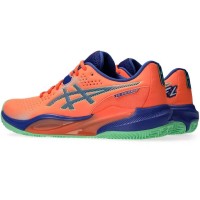 Baskets Asics Gel Challenger 15 Padel Corail Cobalt  Offre - Pas cher