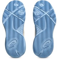 Asics Gel Challenger 15 Padel Creme Azul Pedra Sapatos Femininos  Oferta + Barato