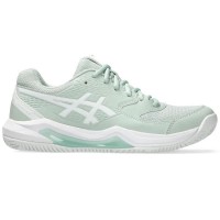 Baskets Femme Asics Gel Dedicate 8 Clay Lichen Green White  Offre - Pas cher