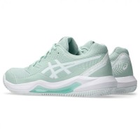 Baskets Femme Asics Gel Dedicate 8 Clay Lichen Green White  Offre - Pas cher