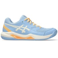 Chaussures Femme Asics Gel Dedicate 8 Padel Blue Stone Cream  Offre - Pas cher