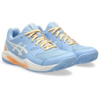 Chaussures Femme Asics Gel Dedicate 8 Padel Blue Stone Cream  Offre - Pas cher