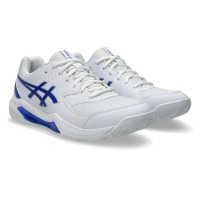 Zapatillas Asics Gel Dedicate 8 Padel Blanco Azul Cobalto  Oferta + Barato