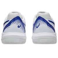 Zapatillas Asics Gel Dedicate 8 Padel Blanco Azul Cobalto  Oferta + Barato