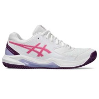 Baskets Femme Asics Gel Dedicate 8 Padel Blanc Fruit du Dragon  Offre - Pas cher