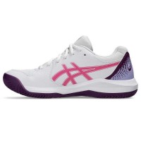 Baskets Femme Asics Gel Dedicate 8 Padel Blanc Fruit du Dragon  Offre - Pas cher
