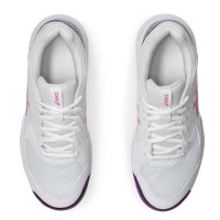 Baskets Femme Asics Gel Dedicate 8 Padel Blanc Fruit du Dragon  Offre - Pas cher