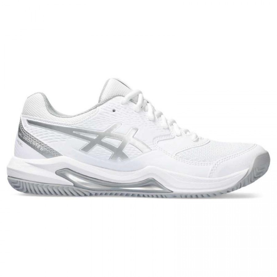 Sneakers Asics Gel Dedicate 8 Padel White Grey Women  Offer + Cheap